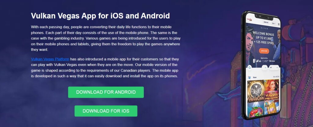 Vulkan Vegas App